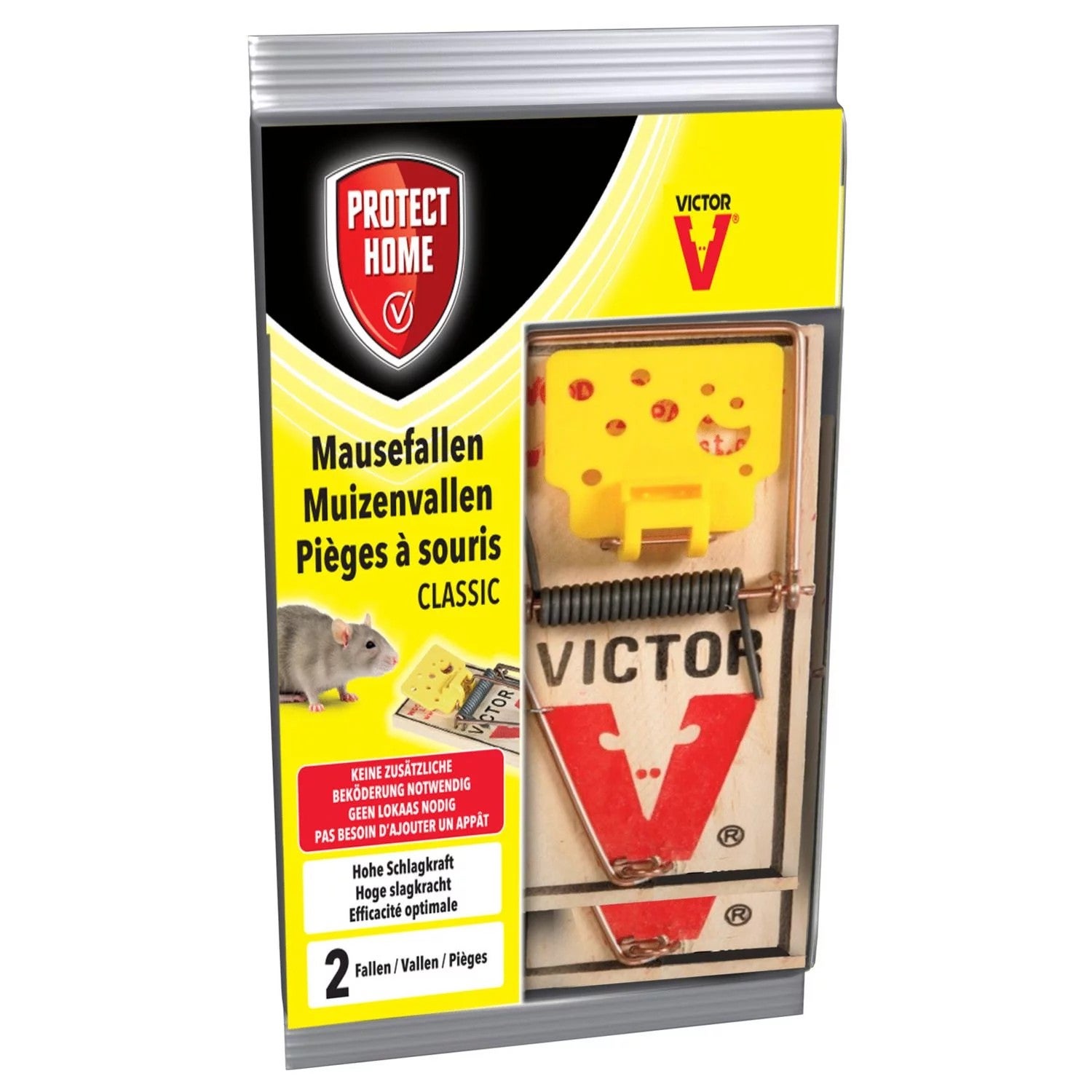 Muizenval - Hout 2 stuks 