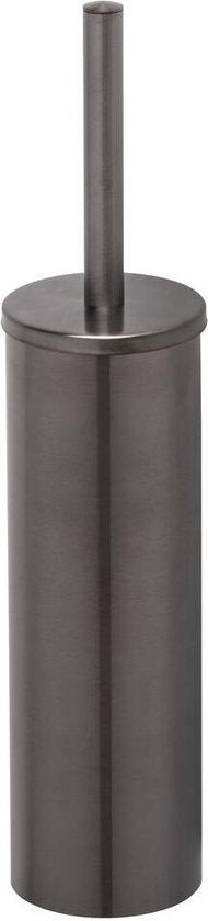 Toiletborstel houder - Geesa - Zwart metaal geborsteld