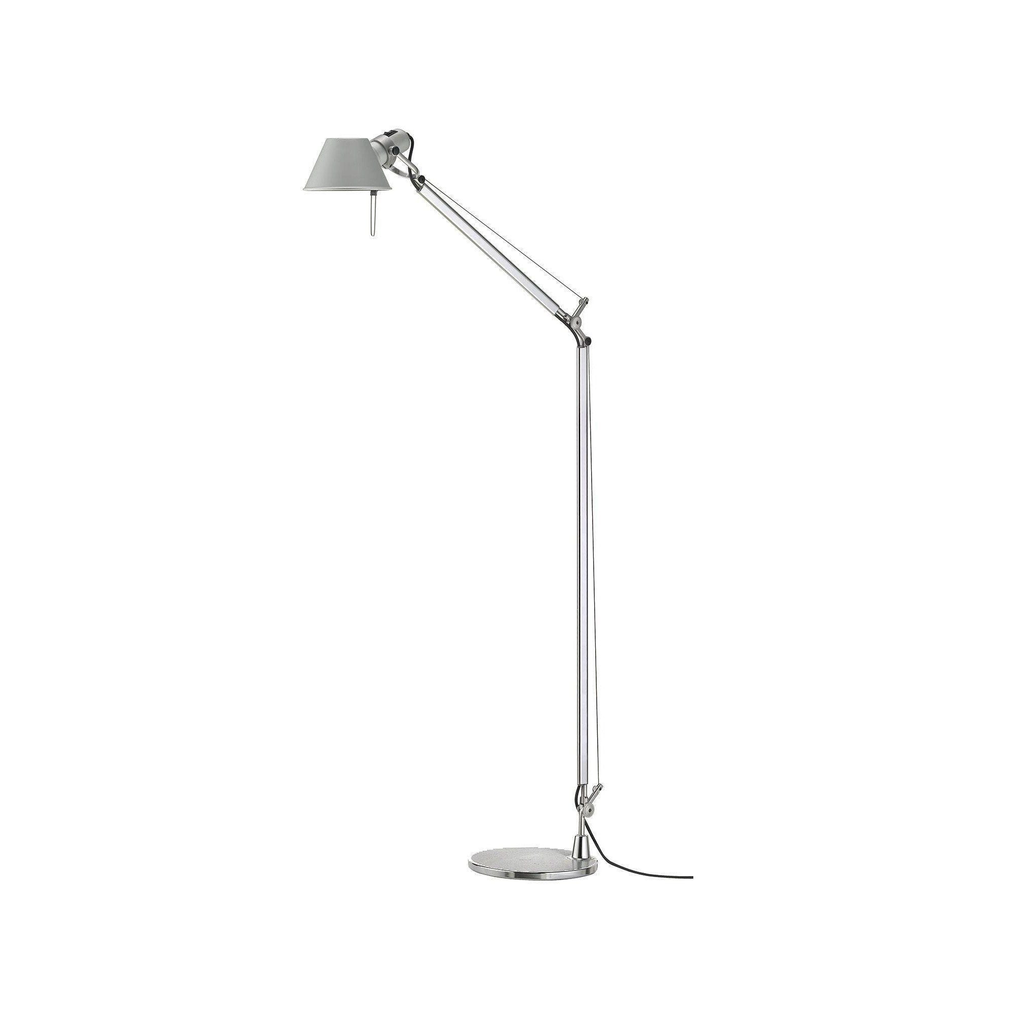 Vloerlamp Tolomeo - aluminium, excl. lampenvoet