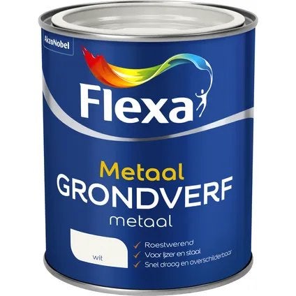 Grondverf Metaal - 0,75 L. - Wit 