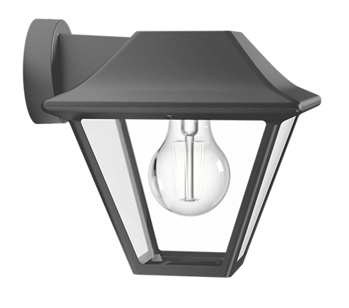 Muurlamp - Alpenglow e27  - Antraciet