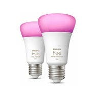 Ledlamp - White and color ambiance e27 1100lm - 2-pack