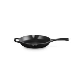 Skillet rond - Geëmailleerd Gietijzer Ø20cm - Mat zwart
