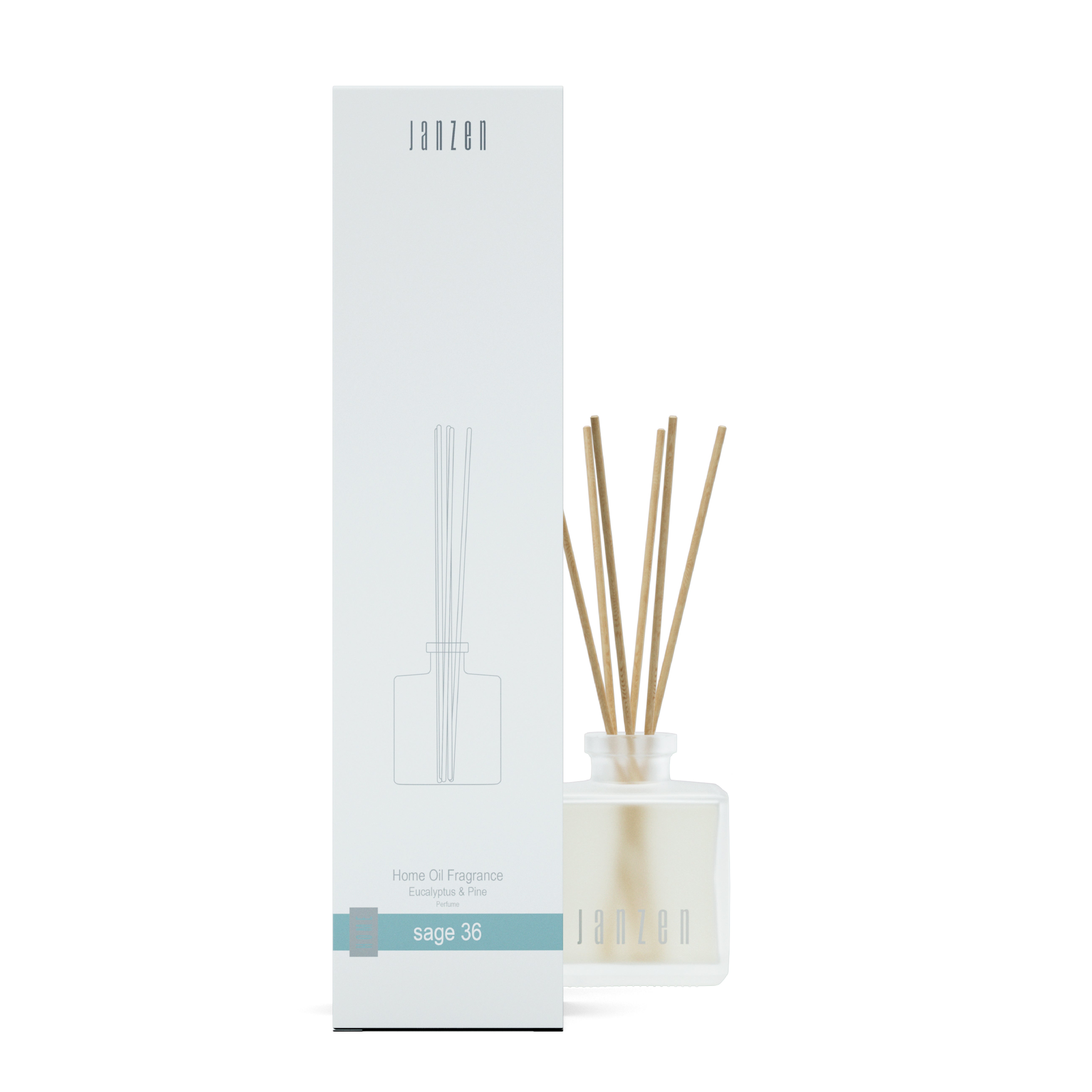 Hoem Fragrance Sticks - Sage 36 - Wit 200 ml