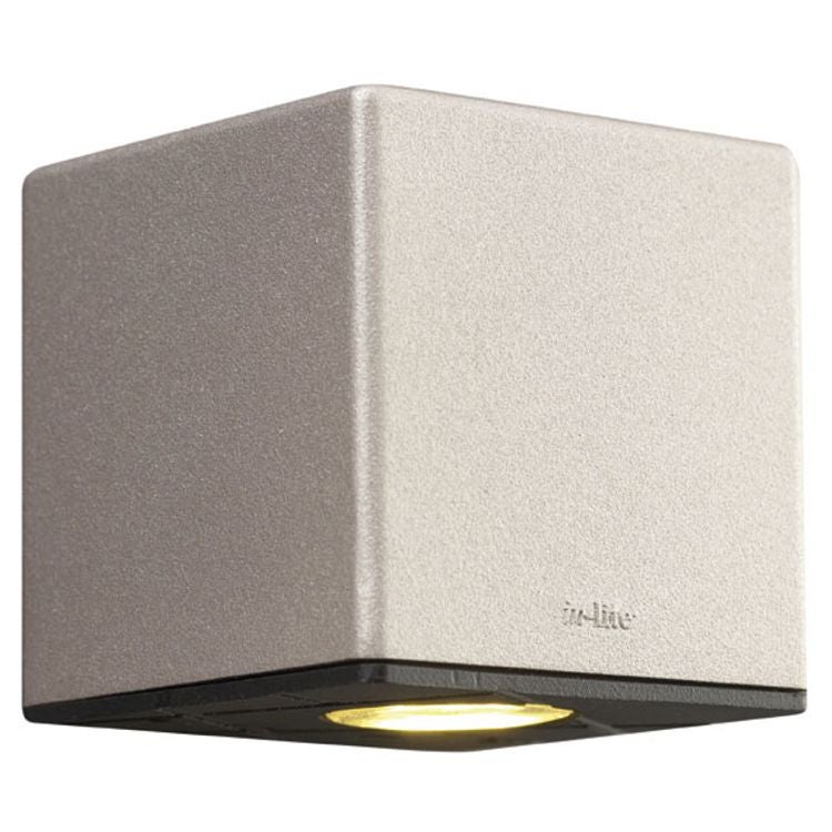 Wandlamp - Cubid 12V IP55 - Rose Zilver