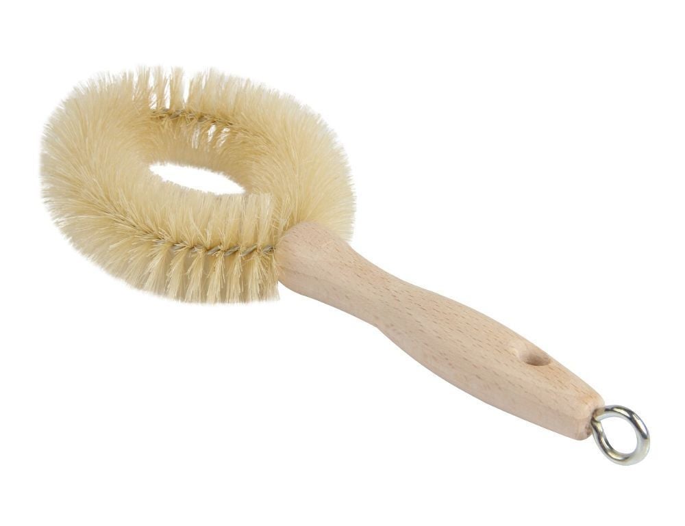 Wijnglasborstel - 20x9,5 cm - Bruin