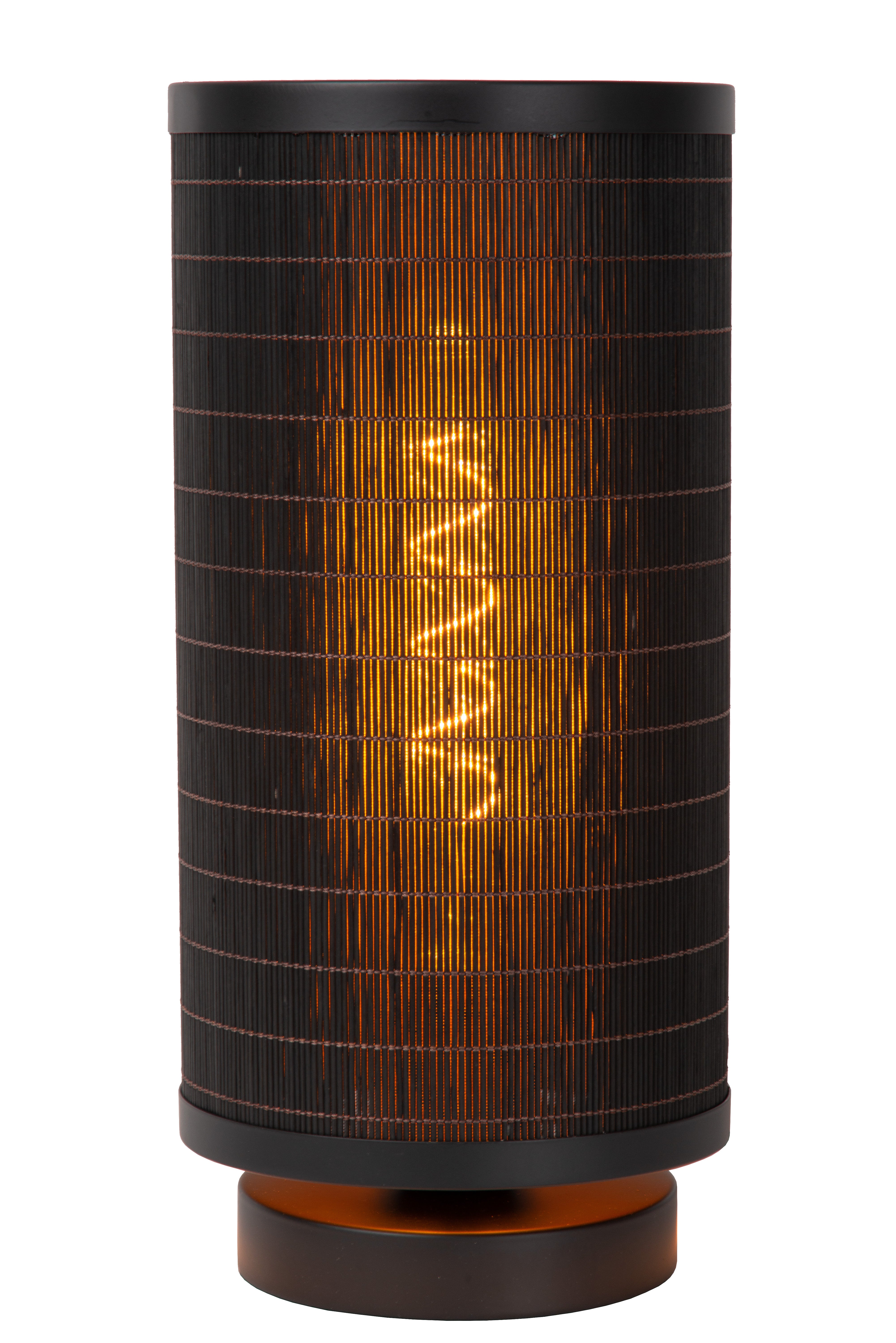 Tafellamp - TAGALOG Ø 15 cm 1xE27  - Zwart