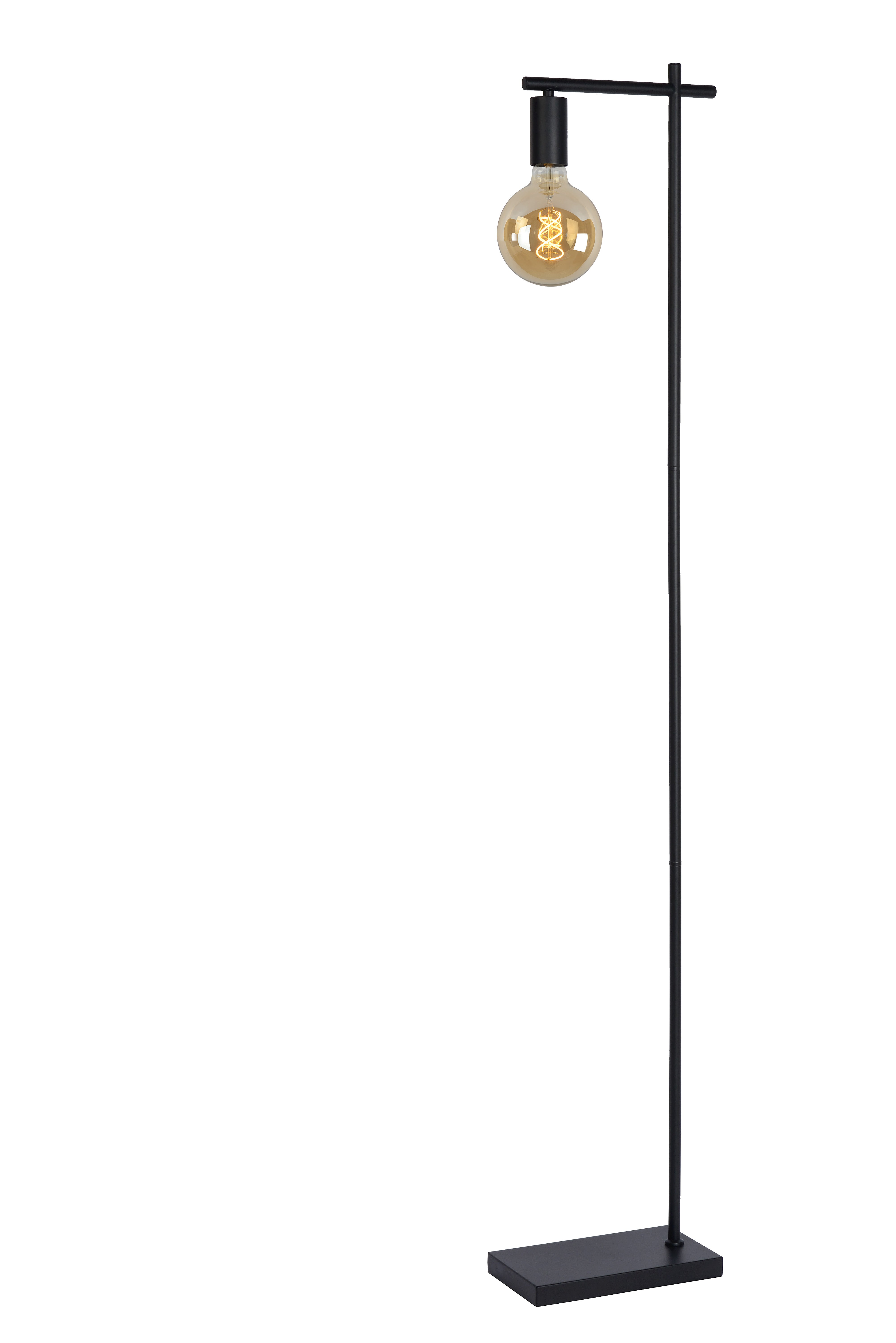 Vloerlamp - LEANNE 1xE27  - Zwart