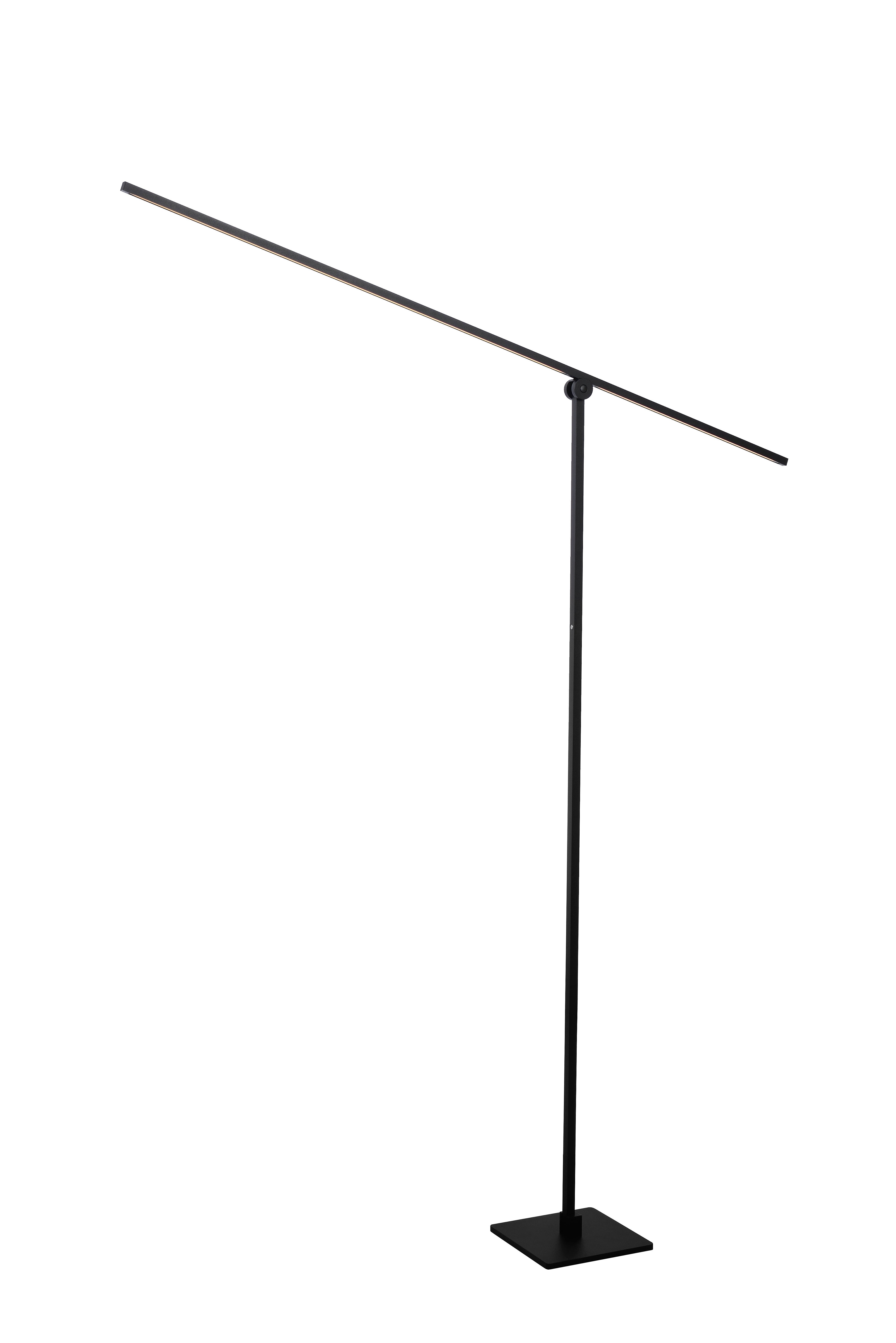 Leeslamp - Agena Led Dimb. 1X18W 2700K 3 Stepdim  - Zwart