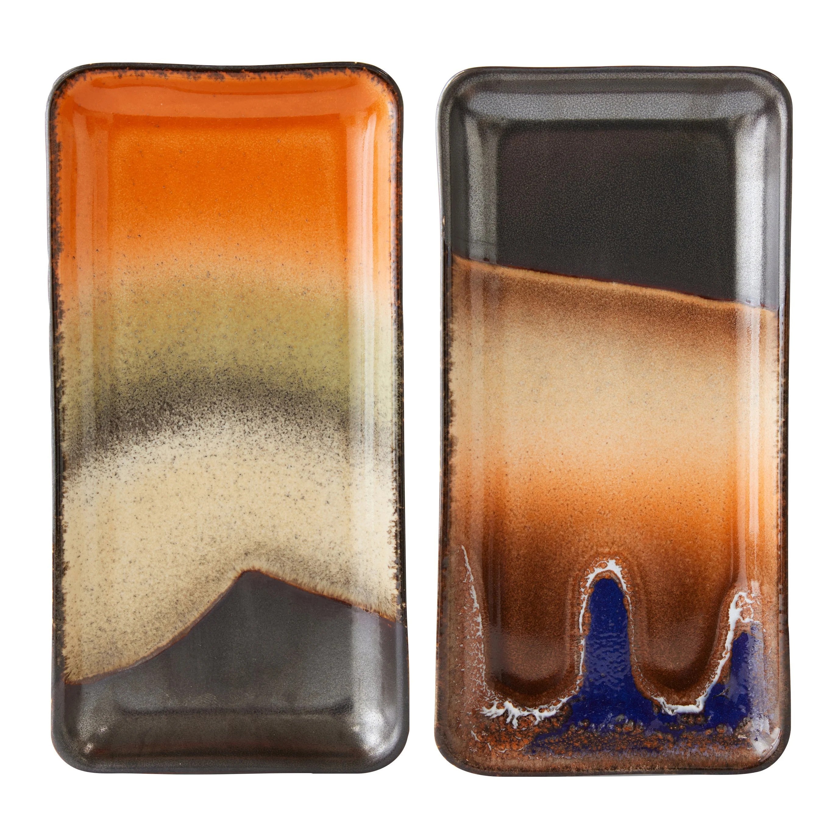 Serveerschaal - 70's Ceramic - Twenty Four Hours (set van 2)