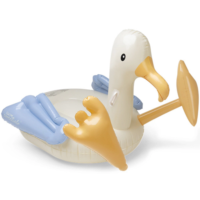 Zwemfloat - Zeemeeuw sunny - Geel/blauw