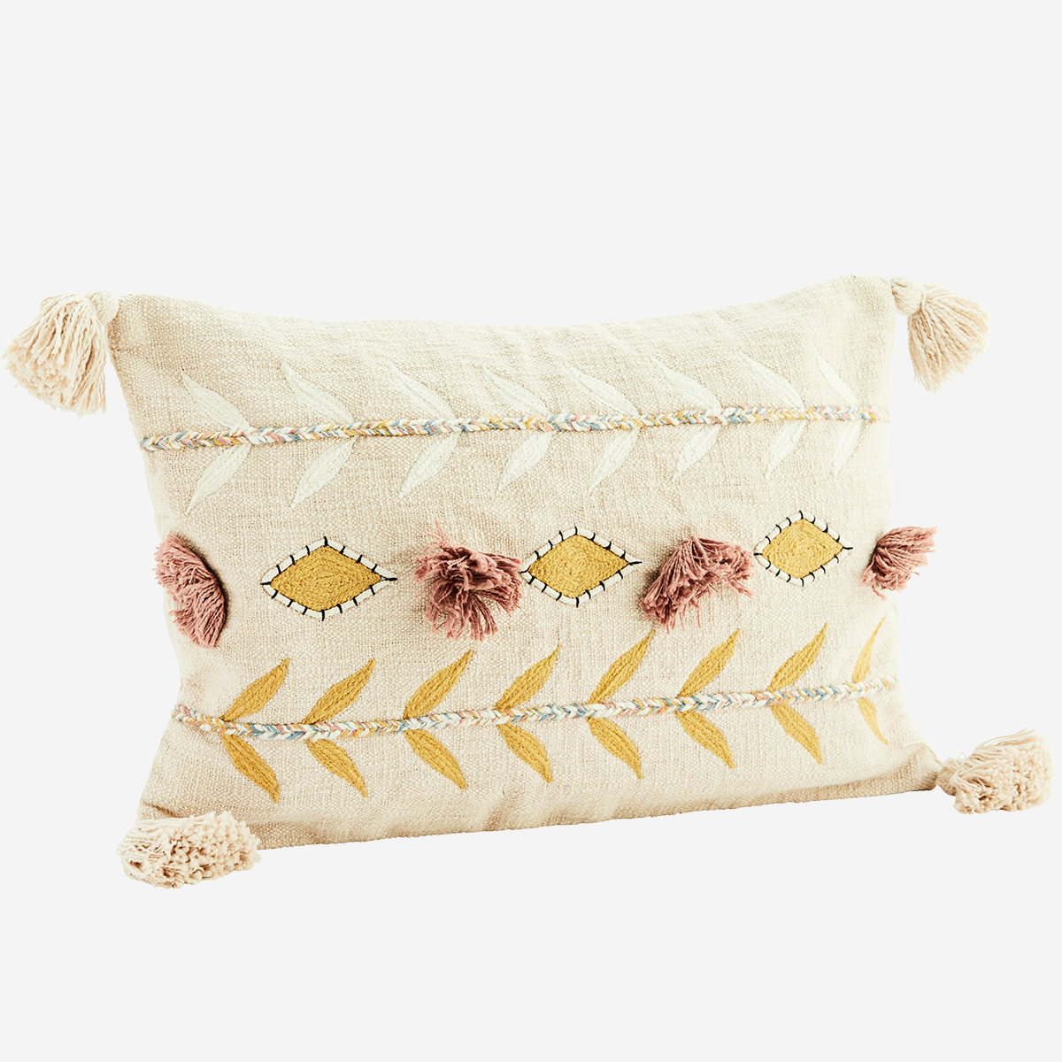 Geborduurd kussen 40x60 cm