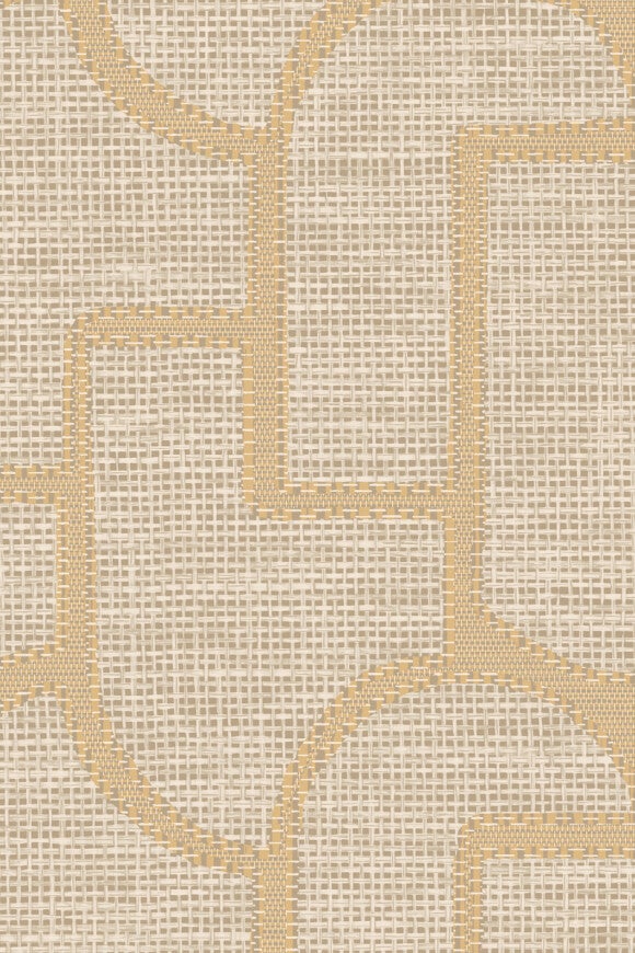 Vliesbehang - Esparto Iberico Flaxen - 8,50 m x 70 cm