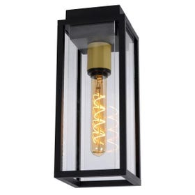 Plafonnière Buiten - LAURENS 1xE27 IP54 - Zwart