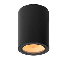 Plafondspot Buiten - VOLANTIS Ø 10,8 cm 1xE27 IP54 - Zwart