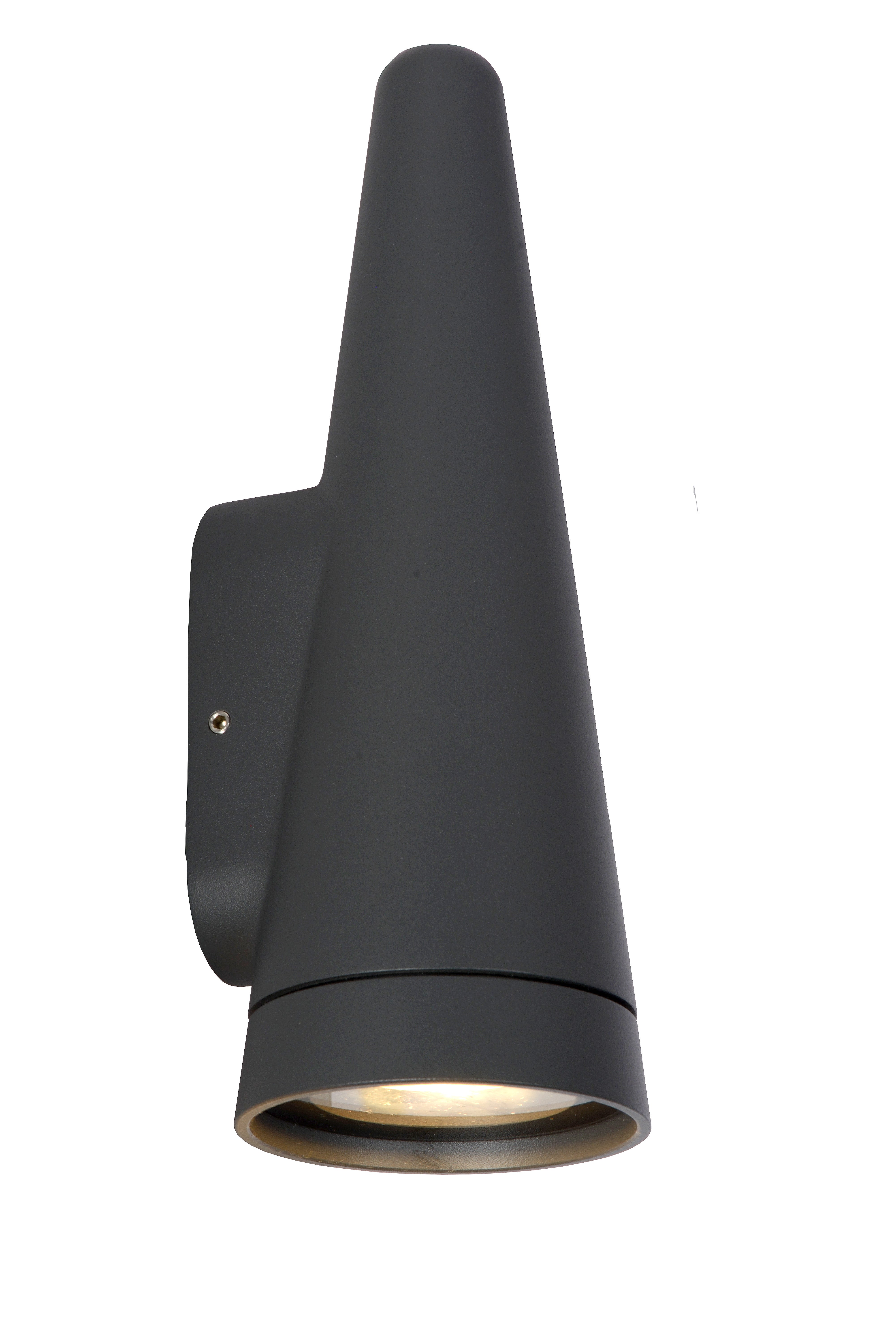 Wandlamp Buiten - WIZARD LED Dimb. 1xGU10 IP54  - Antraciet