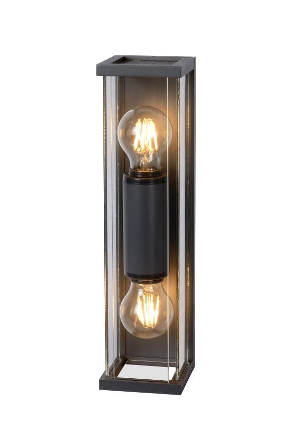 Wandlamp Buiten - CLAIRE 2xE27 IP54  - Antraciet