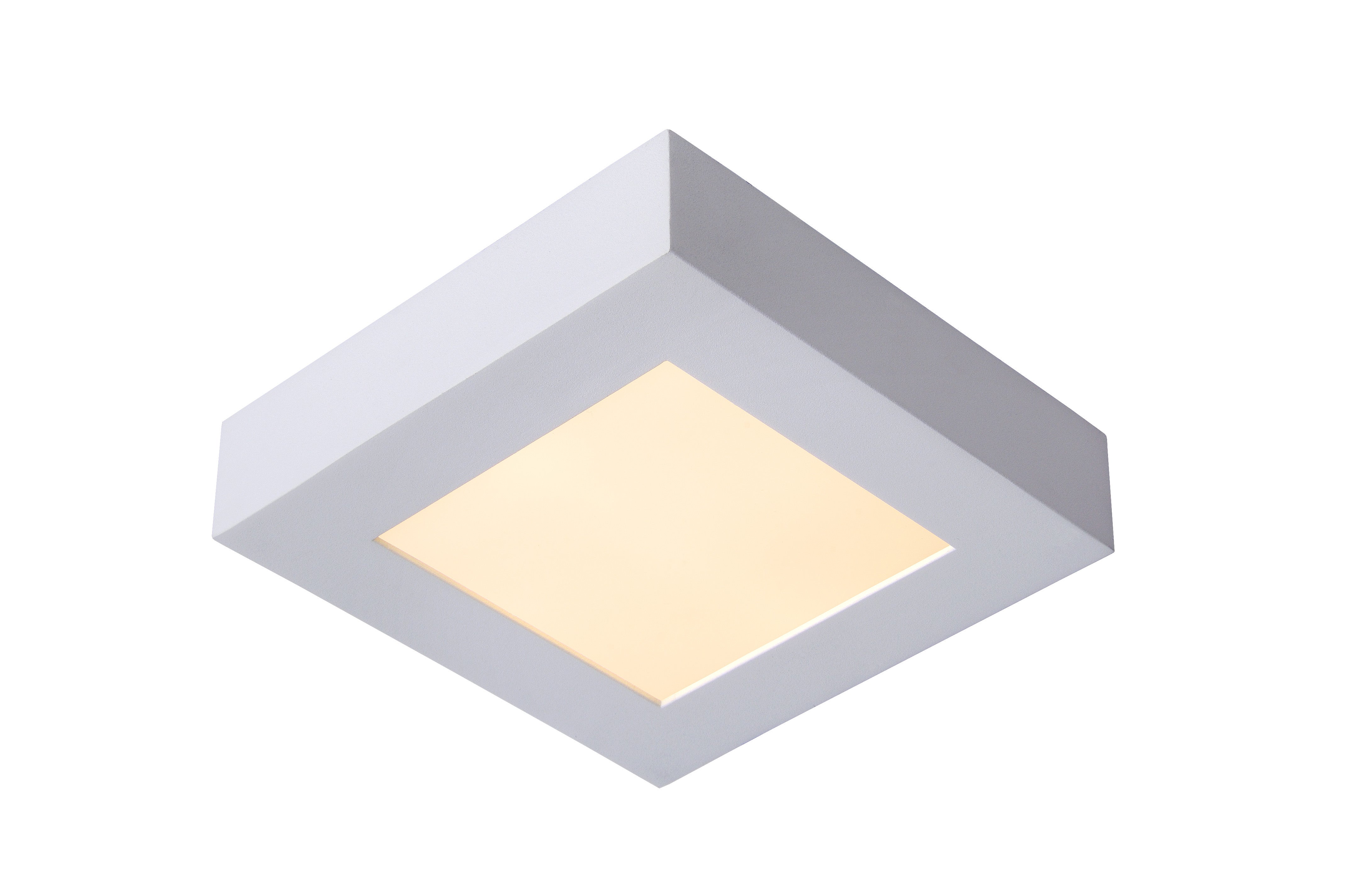 Plafonnière Badkamer - BRICE-LED Plafonnière Badkamer LED Dimb. 1x15W 3000K IP44  - Wit