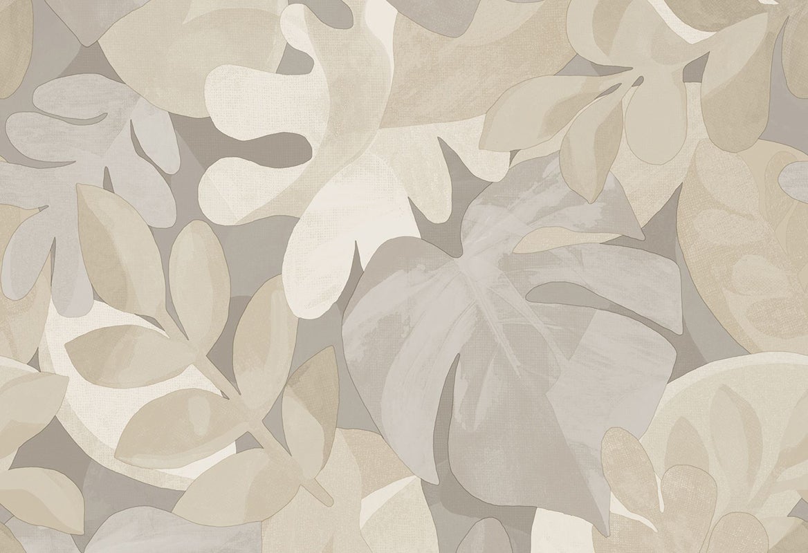 Vliesbehang - Blomkvist Hanna Beige - 10,05 m lang x 53 cm breed