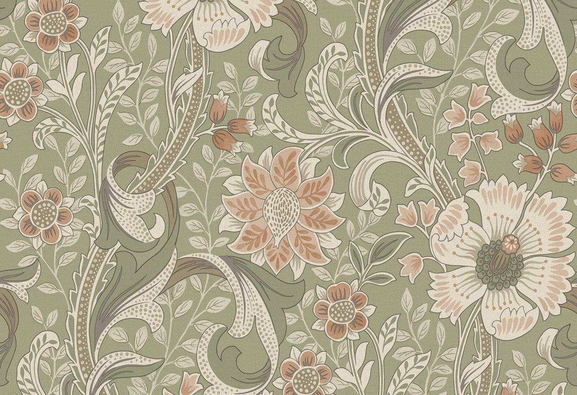 Vliesbehang - Blomkvist Freya Multicolor - 10,05 m lang x 53 cm breed