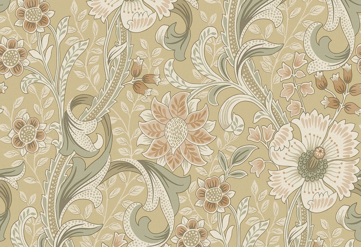 Vliesbehang - Blomkvist Freya Multicolor - 10,05 m lang x 53 cm breed