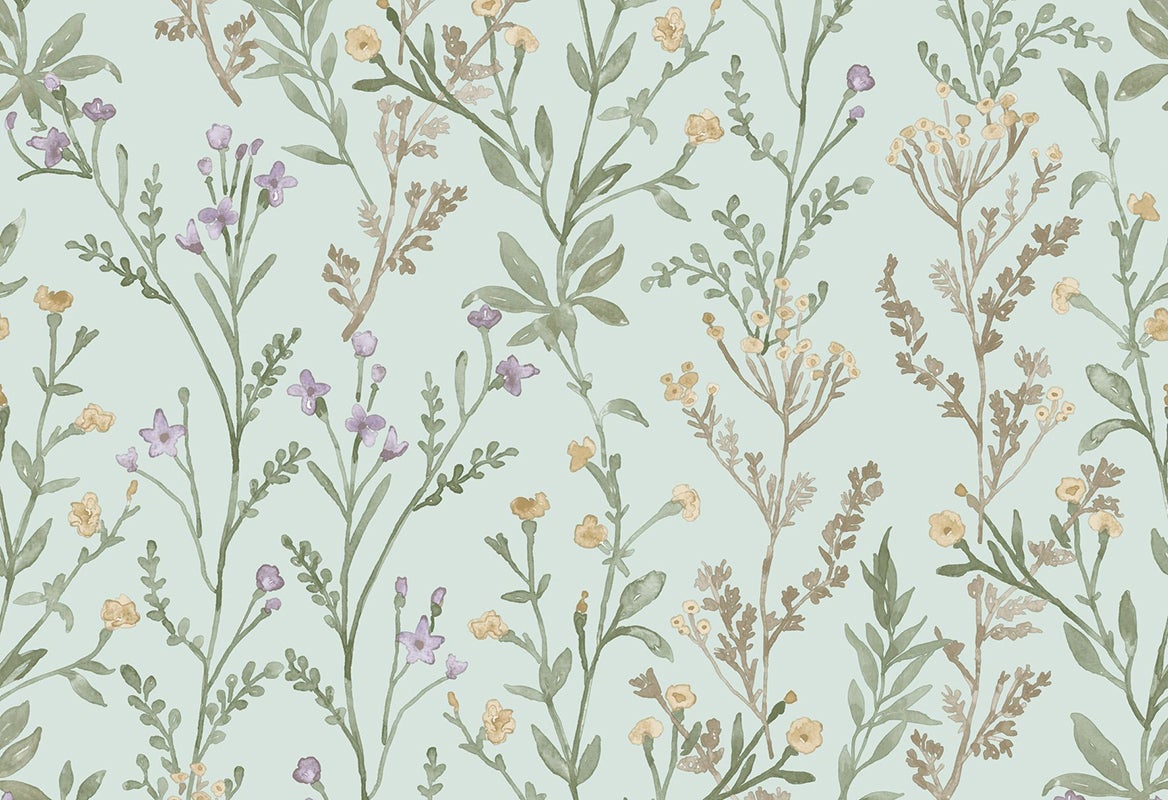 Vliesbehang - Blomkvist Lilly Multicolor - 10,05 m lang x 53 cm breed