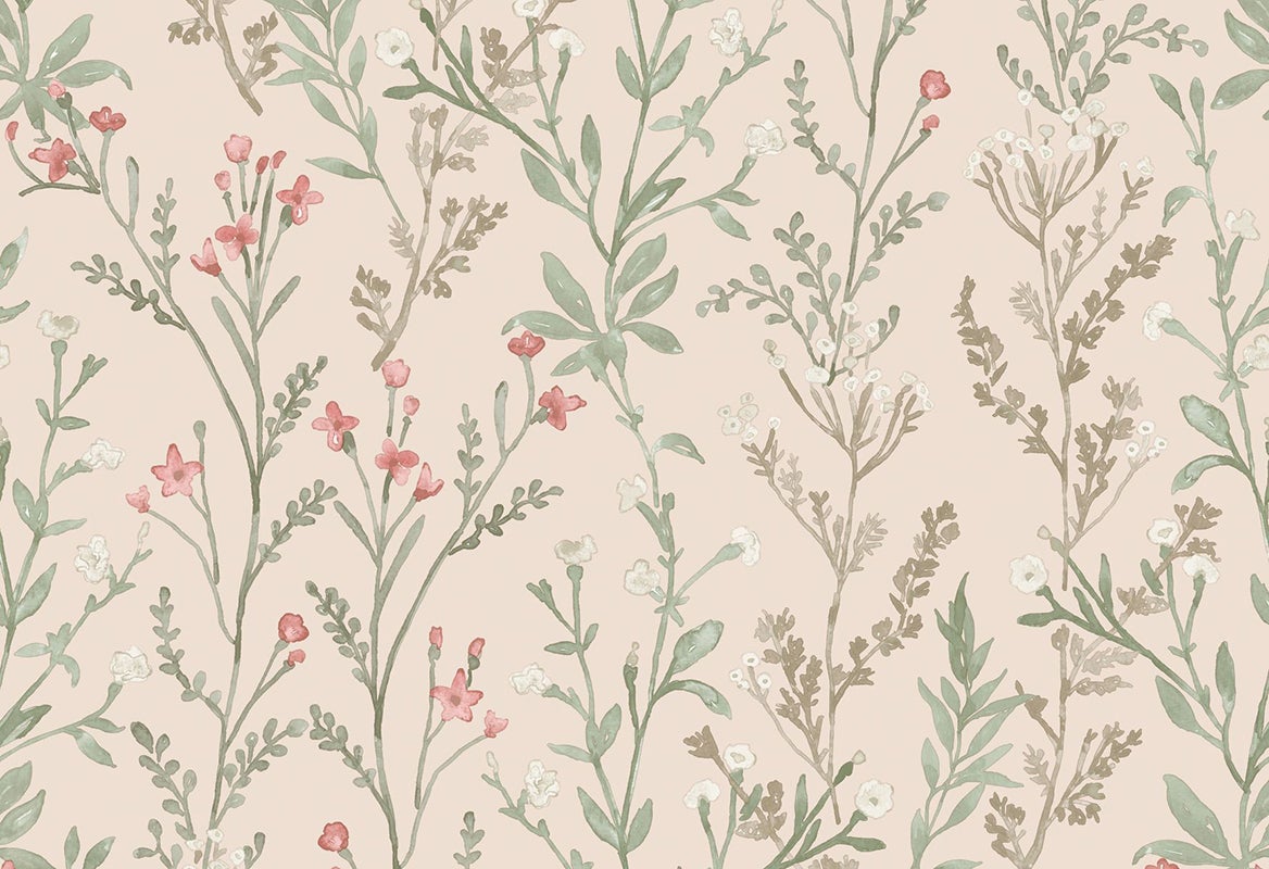 Vliesbehang - Blomkvist Lily Multicolor - 10,05 m lang x 53 cm breed