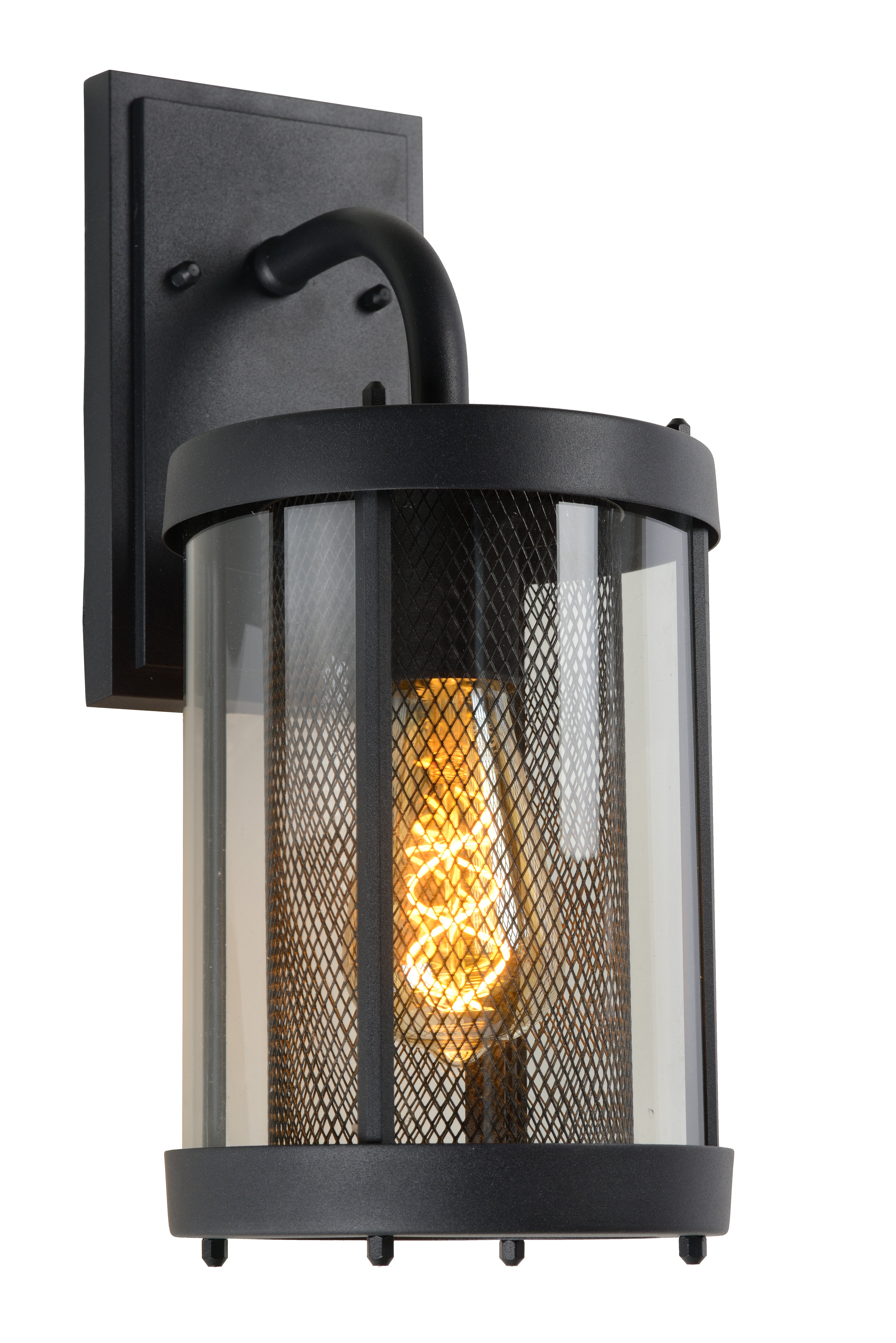 Wandlamp Buiten - MAKKUM 1xE27 IP23  - Zwart