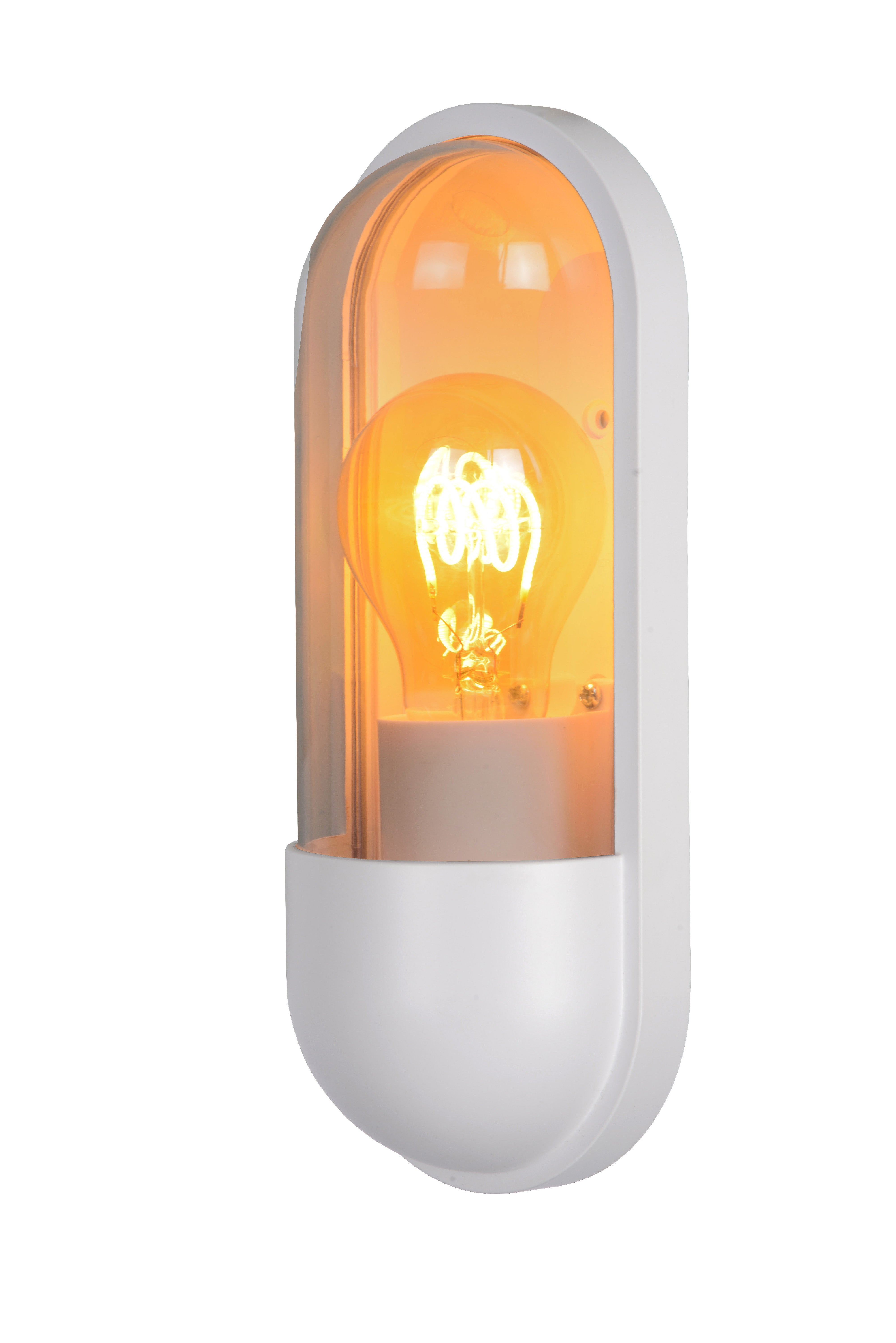 Wandlamp Buiten - CAPSULE 1xE27 IP54  - Wit