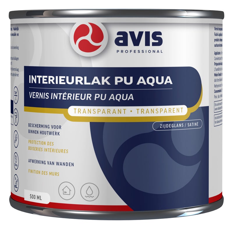 Avis aqua pu lak satin 500 ml