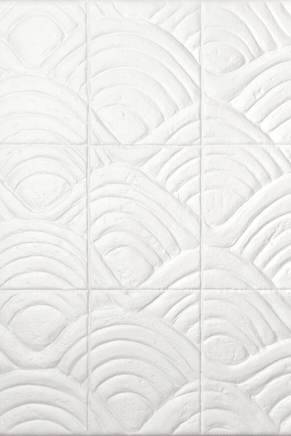 Vliesbehang - Babylon Terracotta 3D Cream - 90x70cm