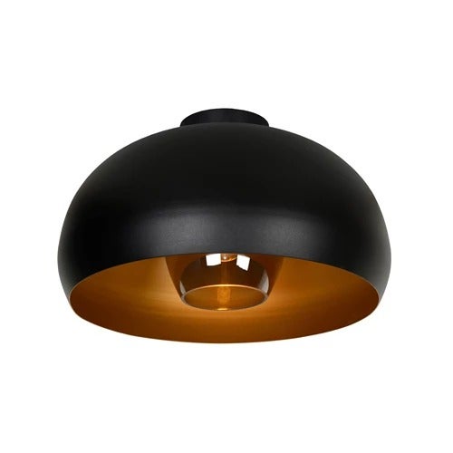 Plafonnière - SHARAN Ø 38 cm 1xE27  - Zwart