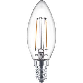 Kaarslamp - LED e14 250lm - Transparant