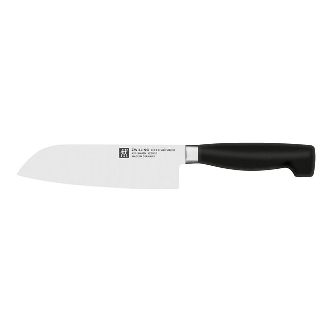 Koksmes - Santoku 16cm - Zwart/Zilverkleurig