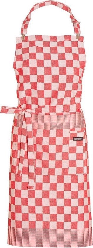 Schort - Barbecue katoen 90x85cm - Rood