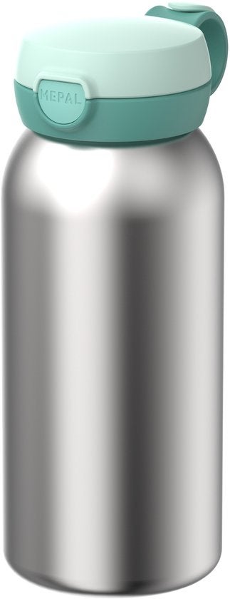 Drinkfles - RVS met flipdop 600ml - Cool mint