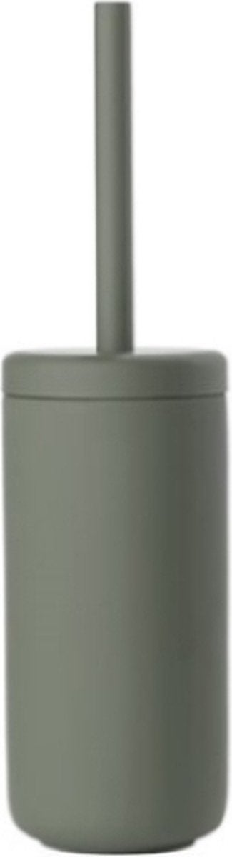 Toiletborstel - Ume set met houder - Olijfgroen