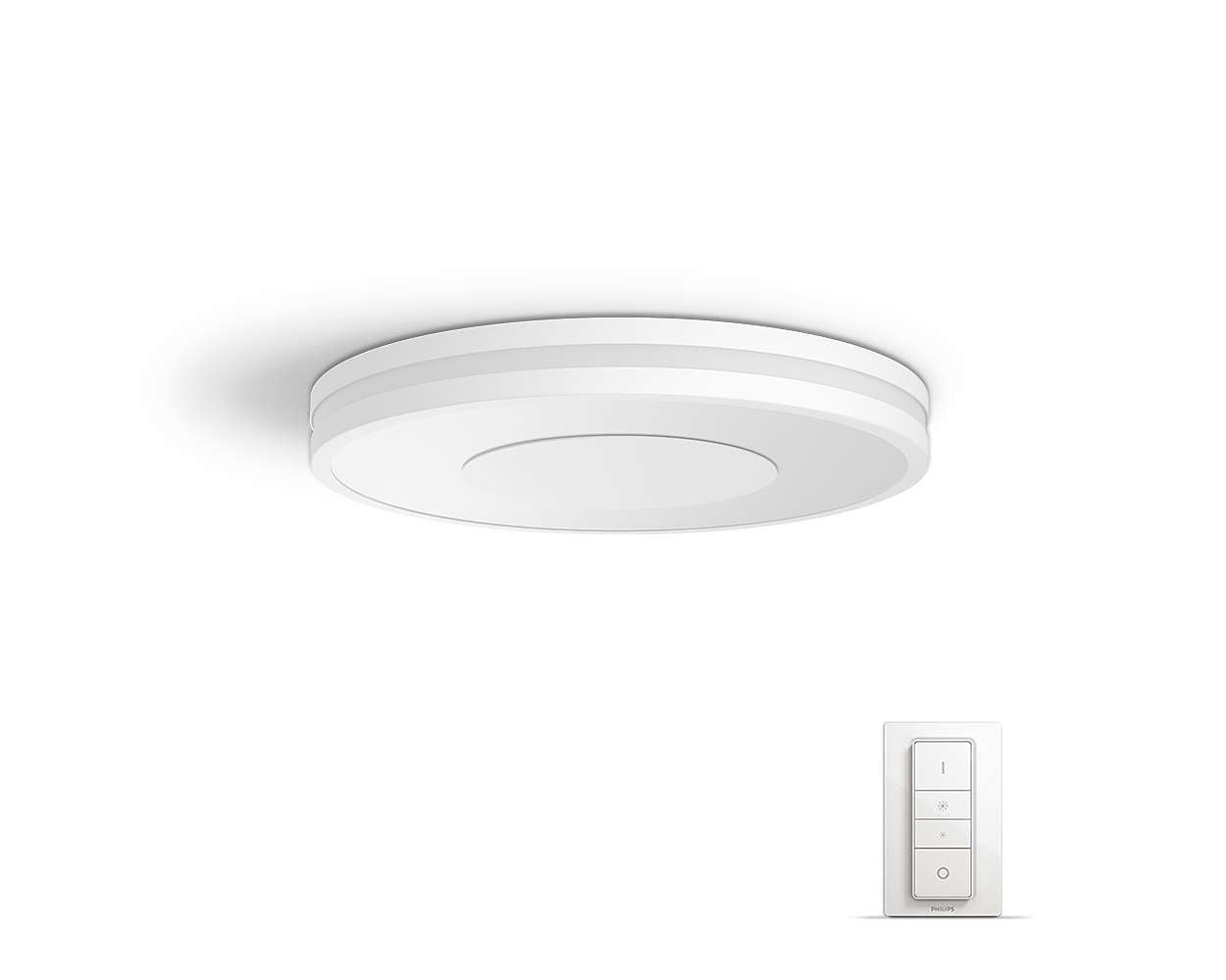 Plafondlamp - Being geintegreerde led 2500lm - Wit