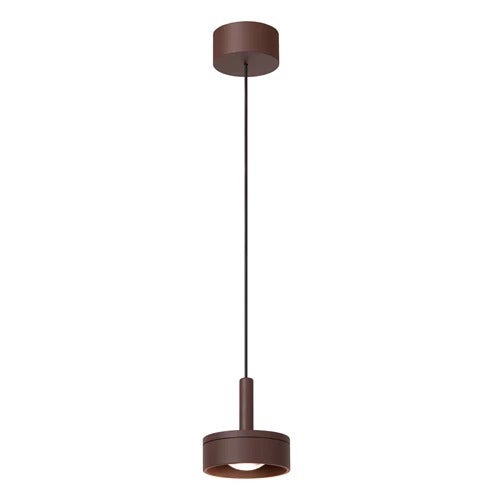 Hanglamp Buiten - LENZ Ø 11 cm LED 1x8W 2700K IP54  - Roest bruin