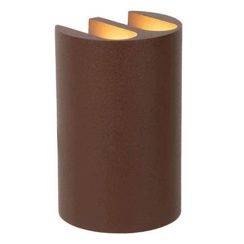 Wandspot Buiten - YORK LED 4x1,2W 2700K IP54  - Roest bruin