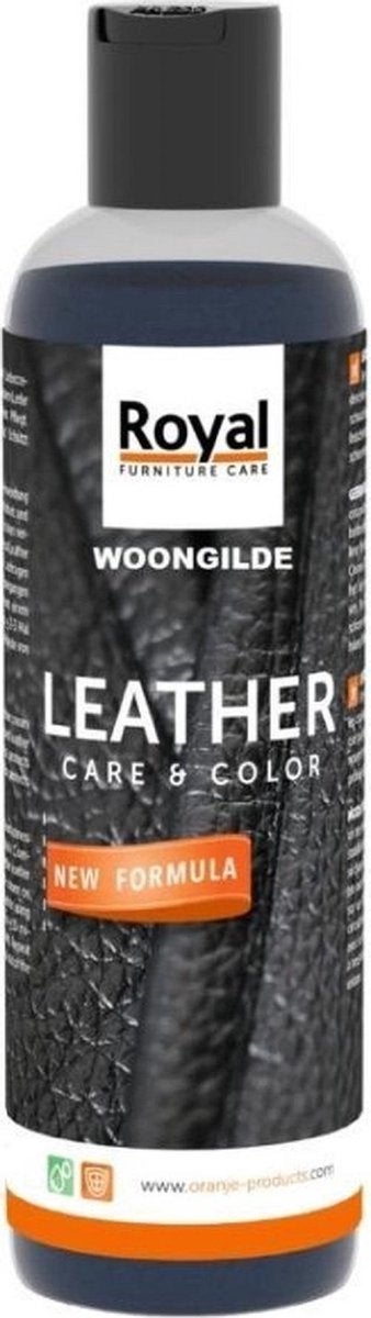 Meubelonderhoud - Leather Care & Color Zwart - 250 ml