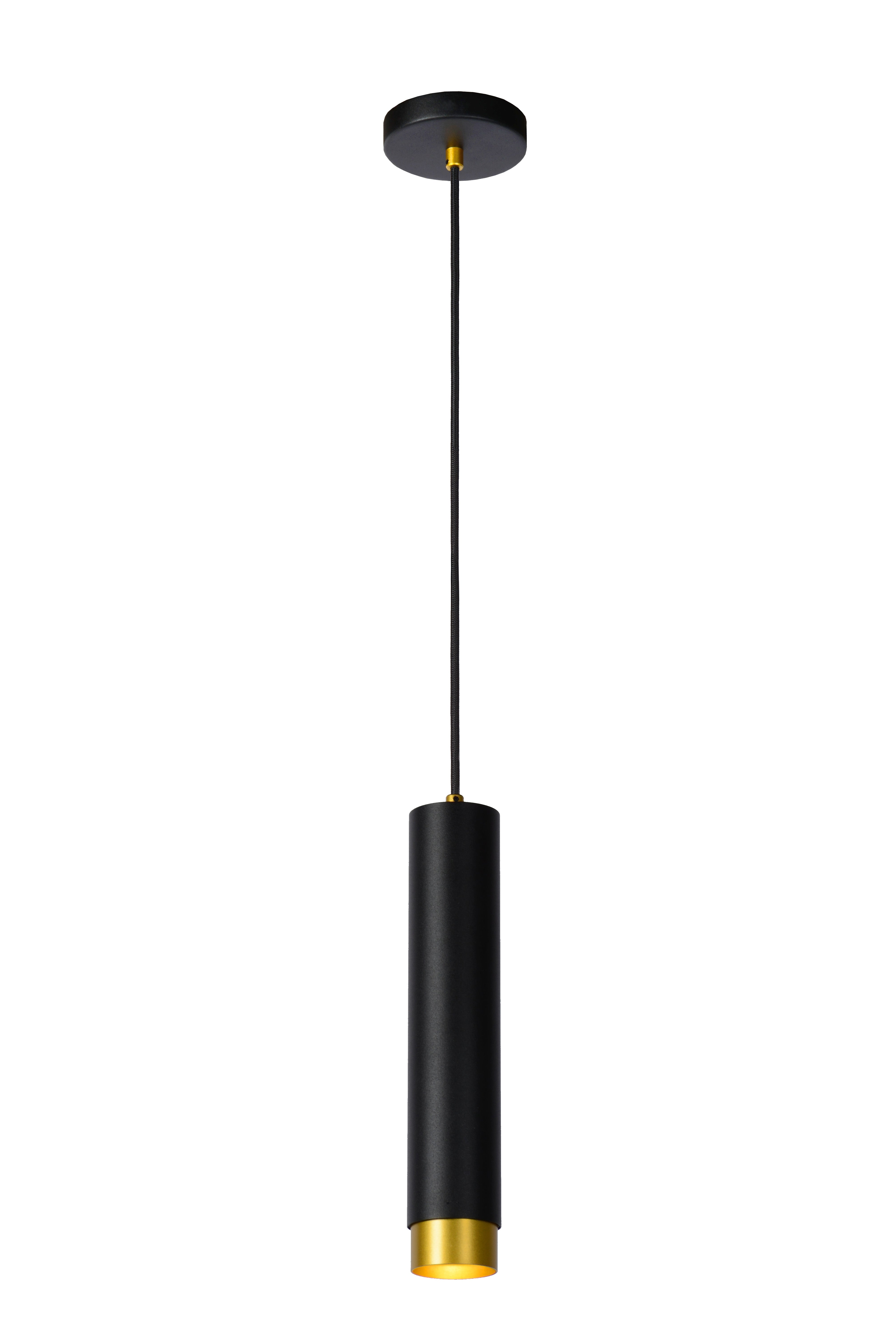 Hanglamp - FLORIS Ø 5,9 cm 1xGU10  - Zwart