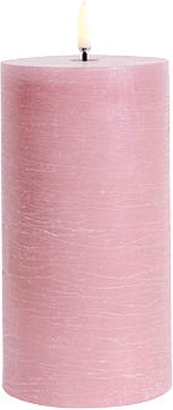 LED Kaars - 7,8 x 15,2 cm - Dusty Rose