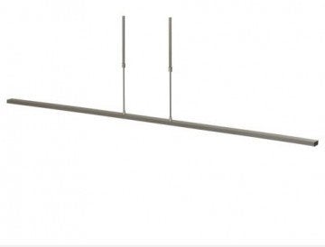 Hanglamp Real 2x LED nikkel mat - 130 cm met dimmer