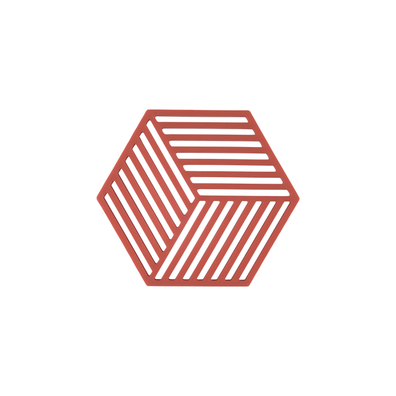 Onderzetter - Hexagon Trivet - Burned Red