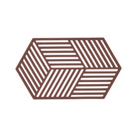 Onderzetter Hexagon - Burgundy L