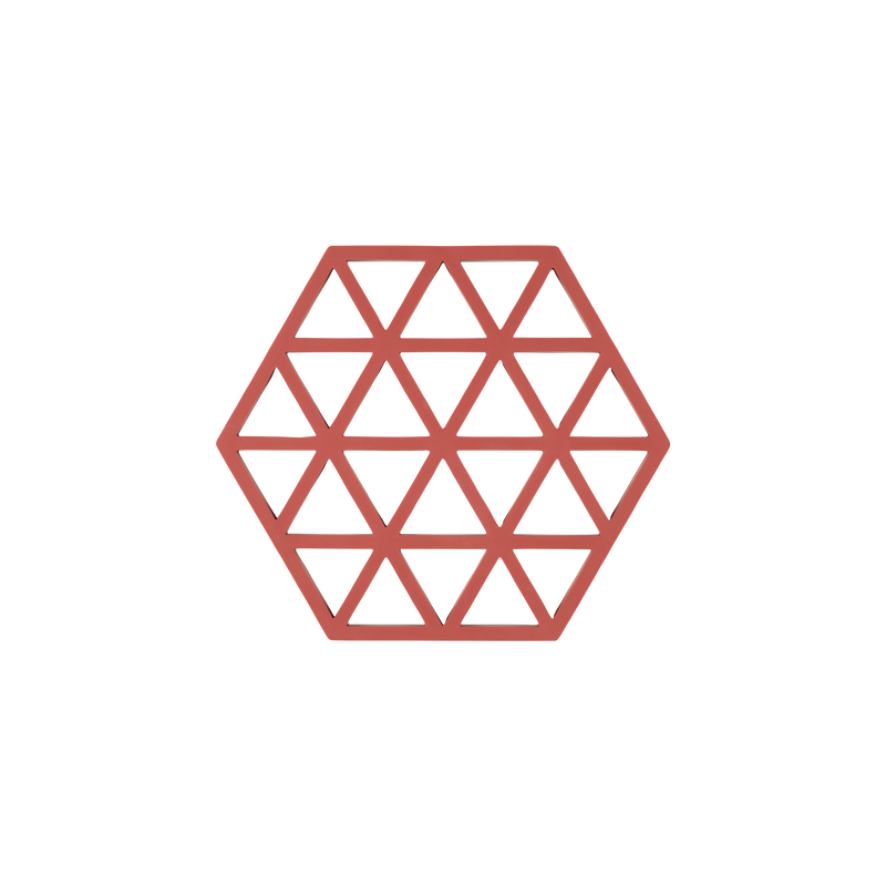Onderzetter - Triangles Trivet - Burned Red