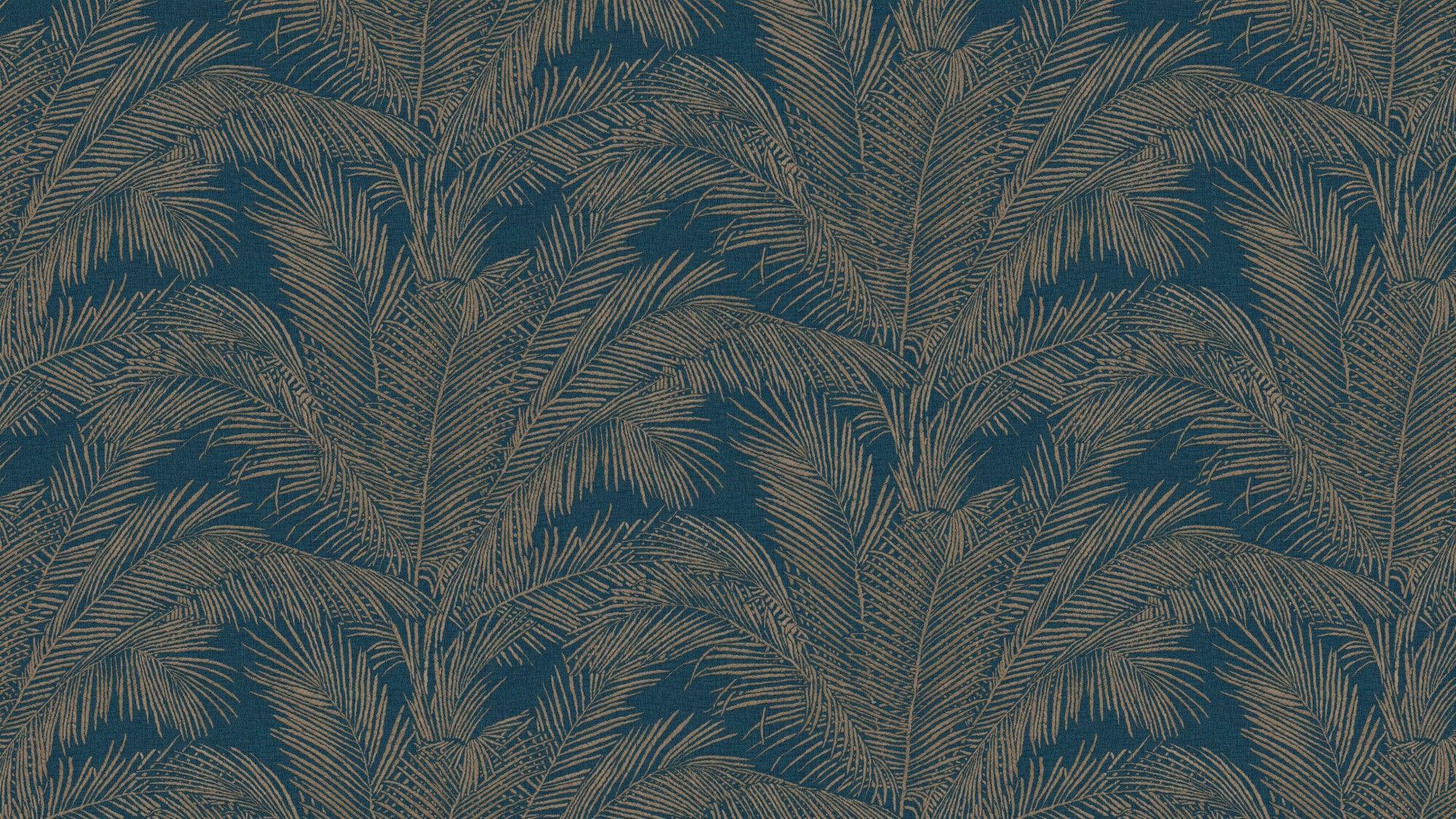 Vinylbehang - Maui Prussian Blue - 10,05m lang x 100 cm breed