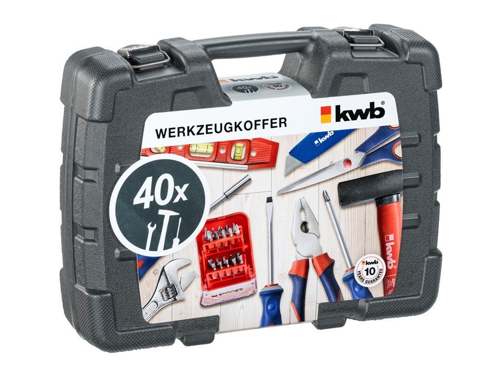 Kwb gereedschapskoffer 40-delig
