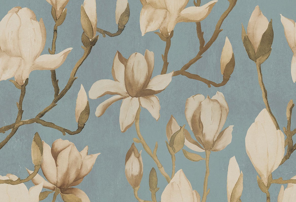 Vliesbehang - Marta Cortese Magnolia Multicolor - 10,05 m lang x 53 cm breed